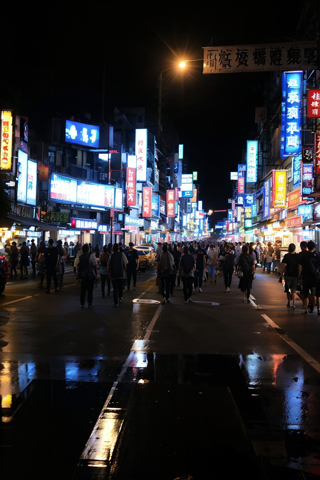 07812-4192182166-no humans,night,dark,_lora_Shijing Night Market_v1_0.7_, ruanyi050,, (masterpiece_1.2), best quality, highres,extremely detailed.png